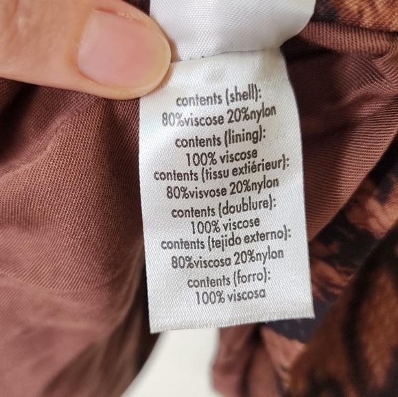 Danielle Bernstein Cognac Snakeskin Oversized Boyfriend Blazer 00 - Picture 7 of 8